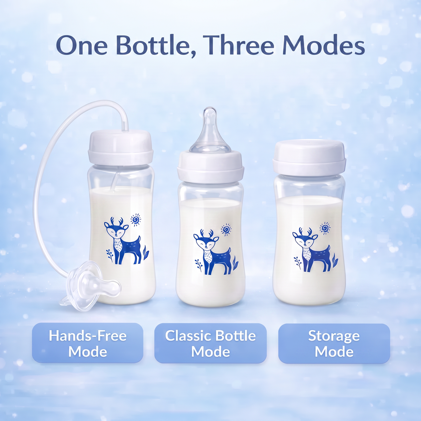 Hands-Free Baby Bottle